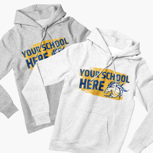 A variety of stylish hoodies in different colors and designs, highlighting the quality and selection offered by Graveyard Printing